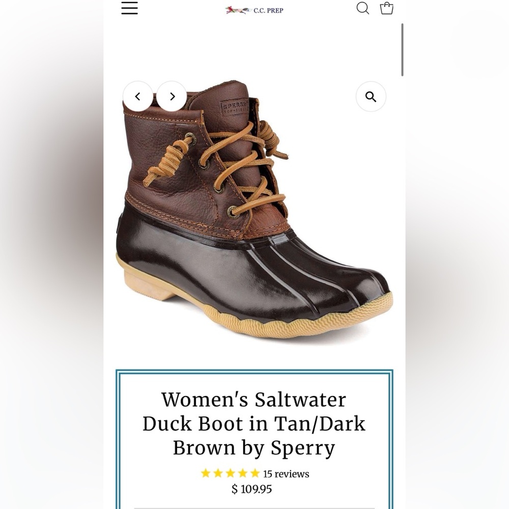 Sperry Saltwater Waterproof Rain Boots - Picture 5 of 5
